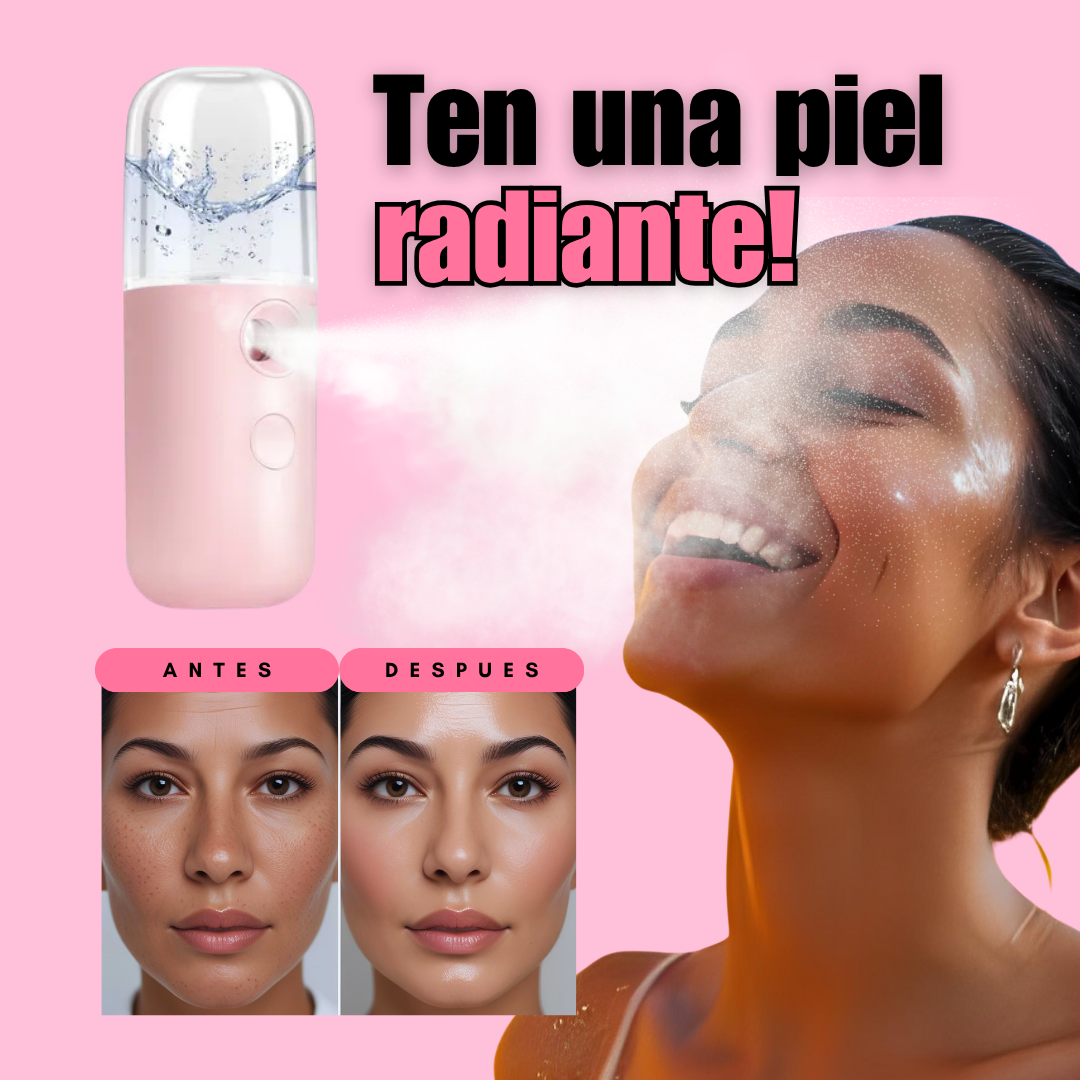 Hidrata, elimina impurezas, revitaliza y deja tu piel radiante con el Sauna/Vaporizador Facial Portátil