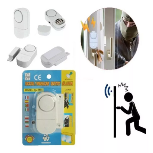 Alarma sensor magnetico de puertas y ventanas