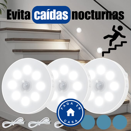 Lámpara Luz Led con Sensor Movimiento
