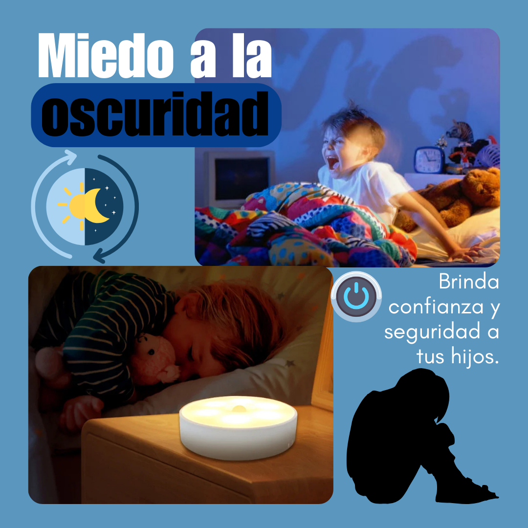 Lámpara Luz Led con Sensor Movimiento