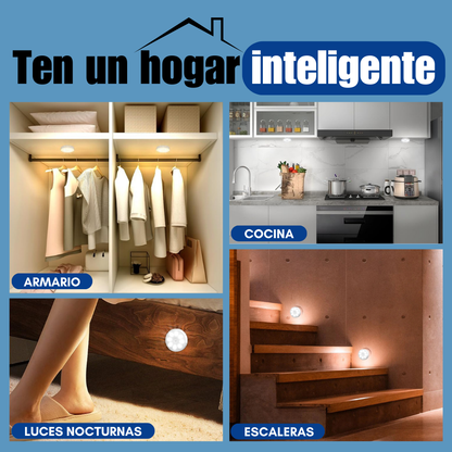 Lámpara Luz Led con Sensor Movimiento